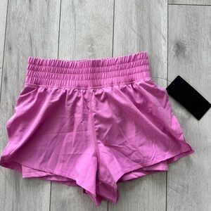 XS athletic shorts pink